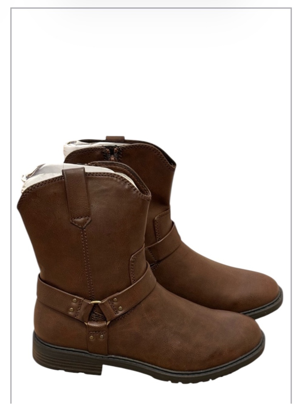 FRYE AND CO men’s Otis Stacked Heel Motorcycle Boots